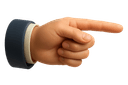 Hand pointing